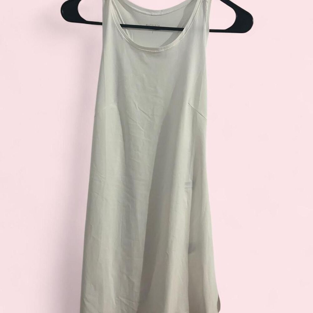 Athleta Women's White and Cream Dress
